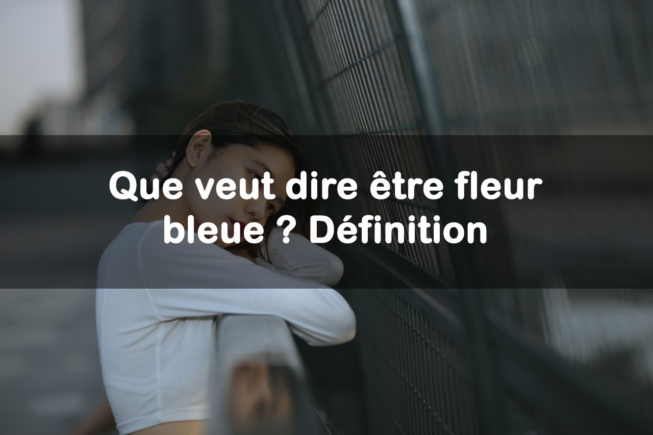 être fleur bleue